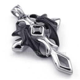 The Cross Titanium Pendant Necklace (Free Chain)