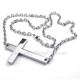 Titanium Cross Pendant Necklace (Free Chain)