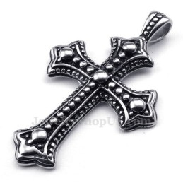 Titanium Cross Pendant Necklace (Free Chain)