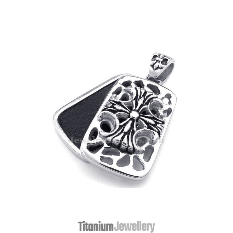 Cards Titanium Cross Pendant Necklace (Free Chain) Cards Titanium Cross Pendant Necklace (Free Chain)