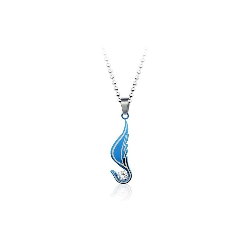 Fashion Angel Wing Titanium Pendant With Diamond - Free Chain Fashion Angel Wing Titanium Pendant With Diamond - Free Chain