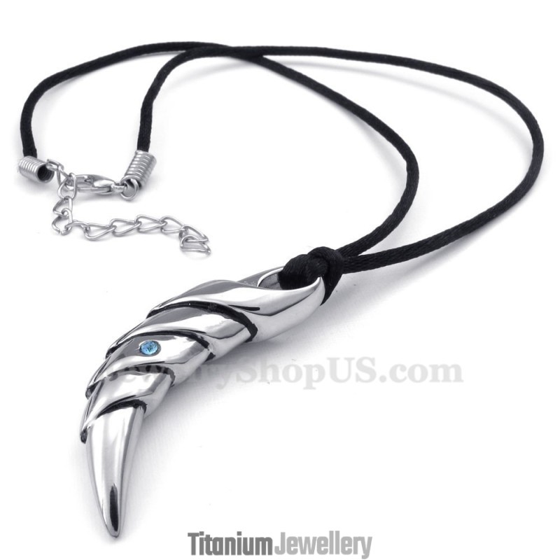 Titanium Talon Pendant Necklace (Free Chain) Titanium Talon Pendant Necklace (Free Chain)