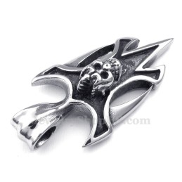 Titanium Skull Pendant Necklace (Free Chain)