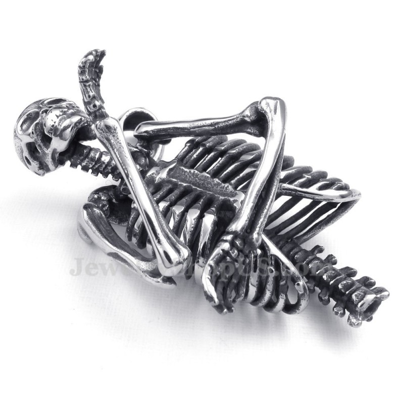 Titanium Skull Pendant Necklace (Free Chain) Titanium Skull Pendant Necklace (Free Chain)