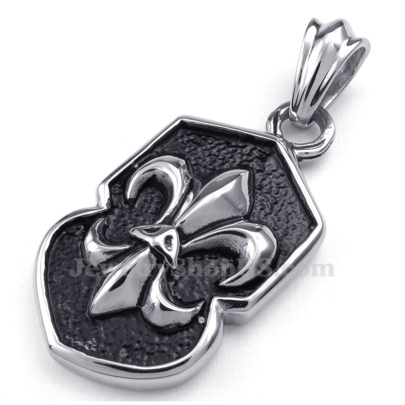 Flower Titanium Cross Pendant Necklace (Free Chain) Flower Titanium Cross Pendant Necklace (Free Chain)