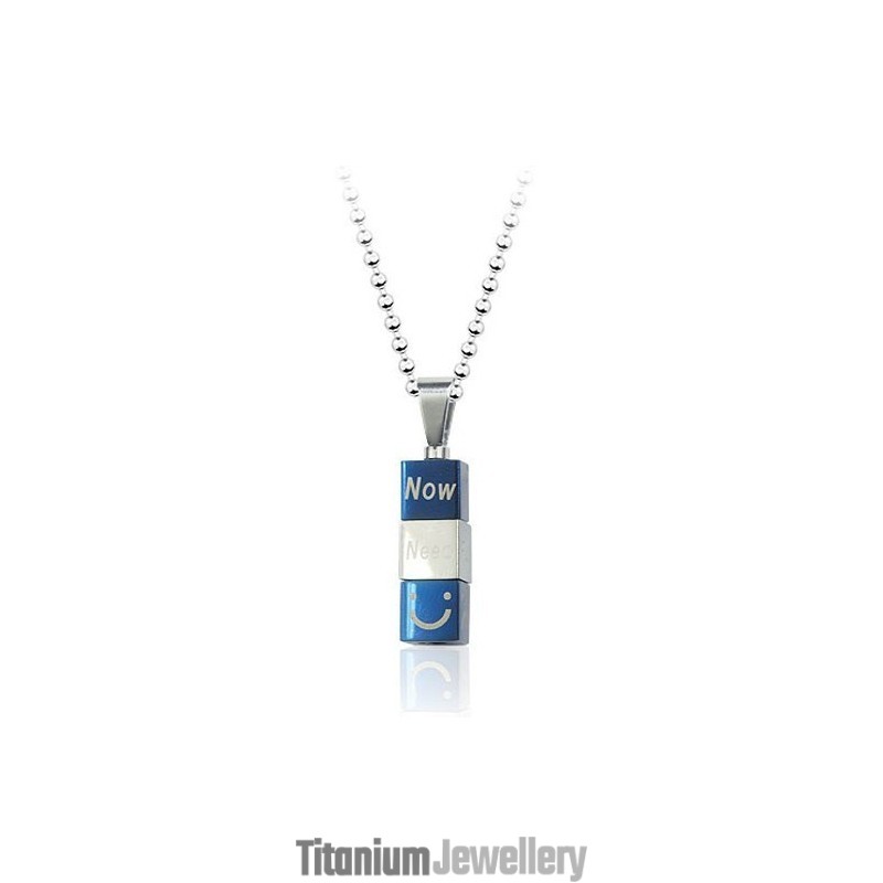 Fashion Rotatable Titanium Pendant - Free Chain Fashion Rotatable Titanium Pendant - Free Chain