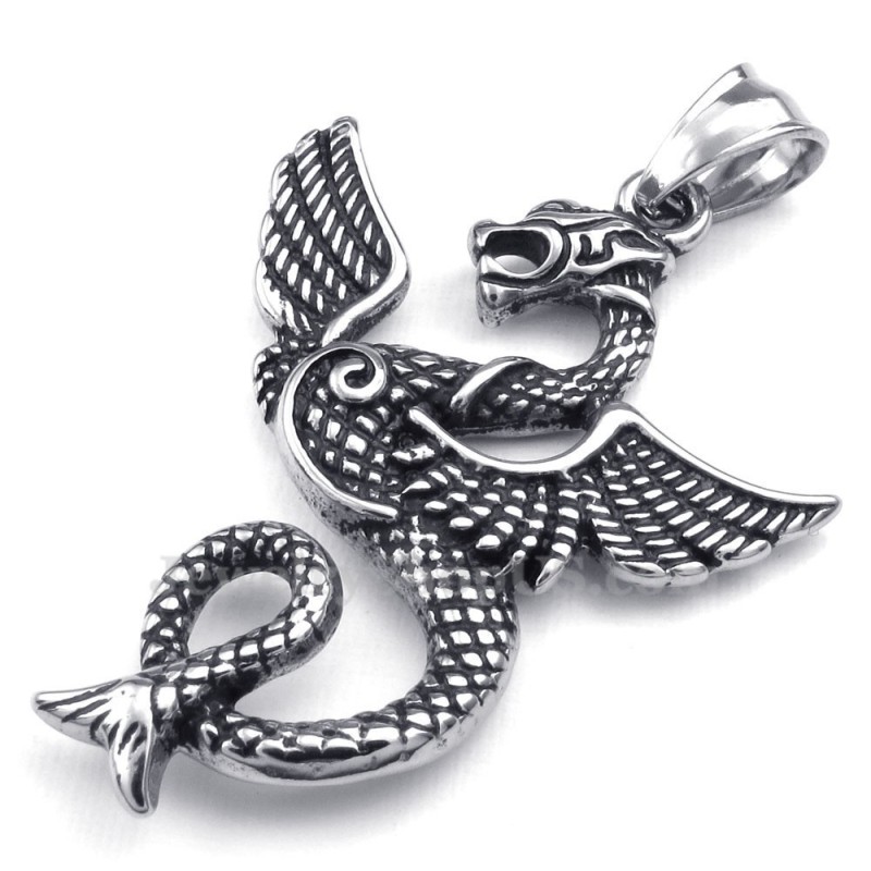 Titanium Pterosaur Pendant Necklace (Free Chain) Titanium Pterosaur Pendant Necklace (Free Chain)