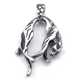 Titanium Lion Pendant Necklace (Free Chain)