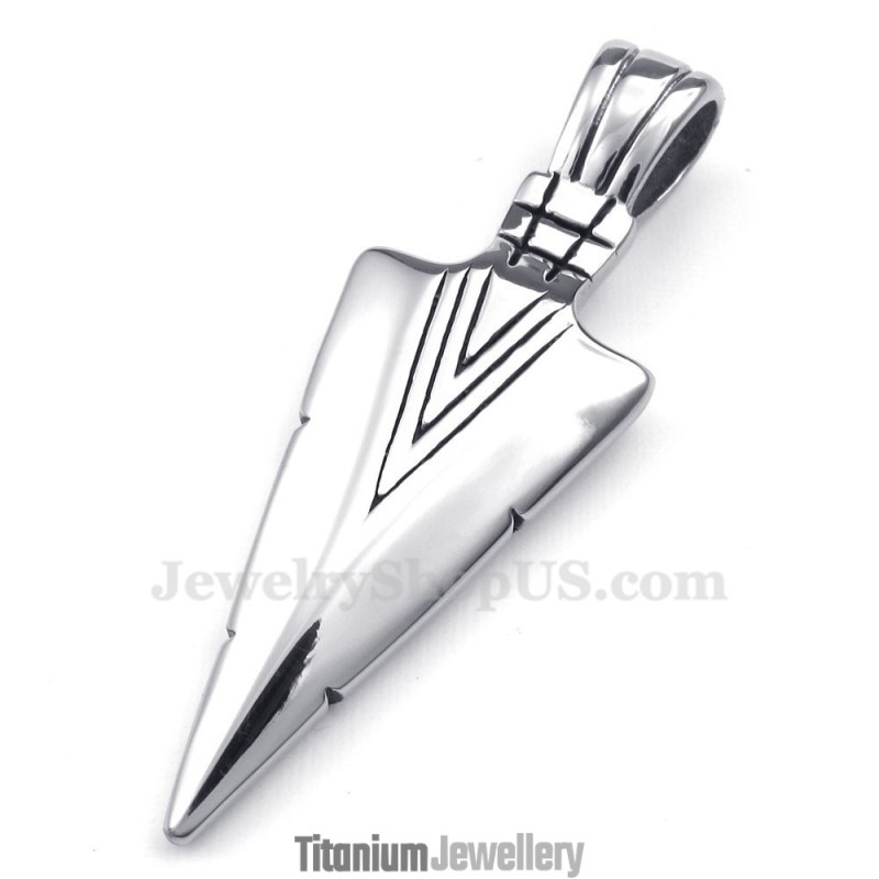 Titanium Dart Pendant Necklace (Free Chain) Titanium Dart Pendant Necklace (Free Chain)
