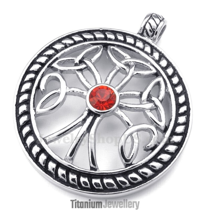 Titanium Celtic Knot Pendant Necklace (Free Chain) Titanium Celtic Knot Pendant Necklace (Free Chain)