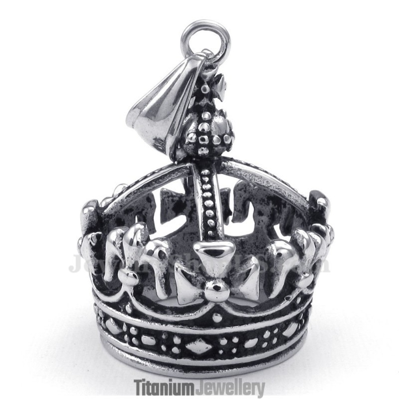 Imperial Crown Titanium Pendant Necklace (Free Chain) Imperial Crown Titanium Pendant Necklace (Free Chain)