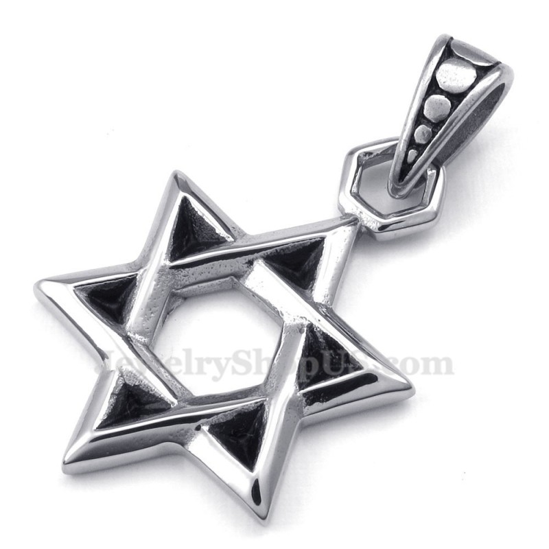 Titanium Lucky Star Of David Pendant Necklace (Free Chain) Titanium Lucky Star Of David Pendant Necklace (Free Chain)