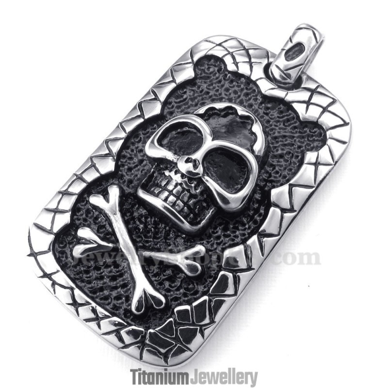 Cards Titanium Skull Pendant Necklace (Free Chain) Cards Titanium Skull Pendant Necklace (Free Chain)