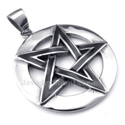 Five-Pointed Star Titanium Pendant Necklace (Free Chain)