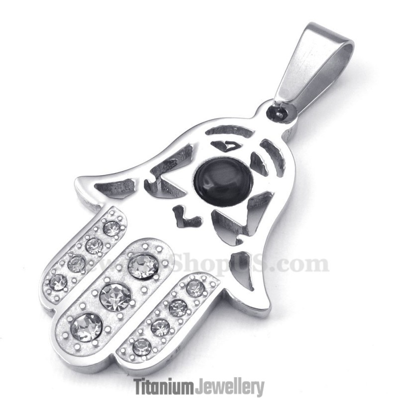 Exquisite Titanium Hand Pendant Necklace (Free Chain) Exquisite Titanium Hand Pendant Necklace (Free Chain)