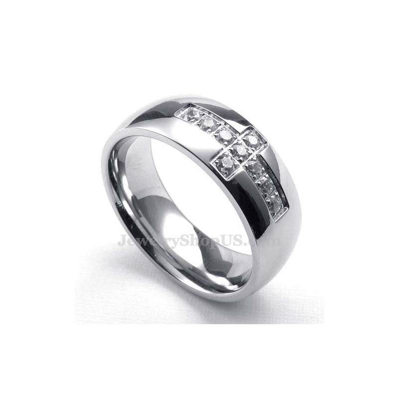 Titanium Cross Ring Titanium Cross Ring