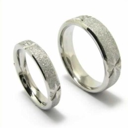 Brushed 4Mm Titanium Band Ring