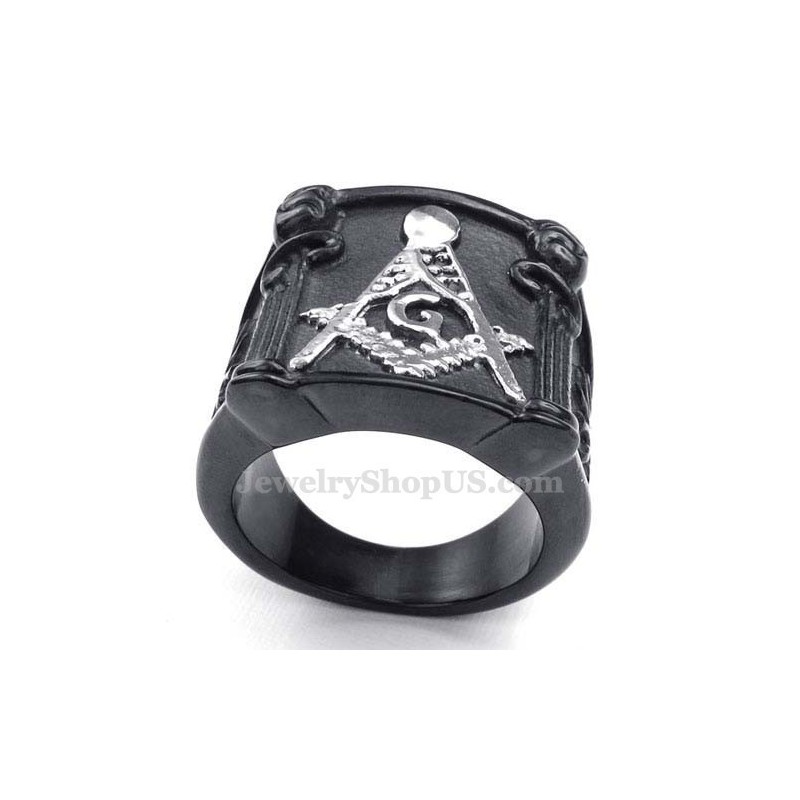 Titanium Masonic Ring