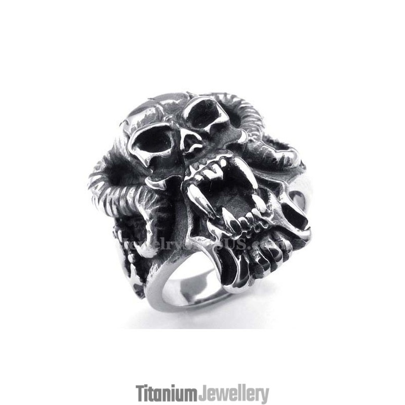 Titanium Skull Ring Titanium Skull Ring