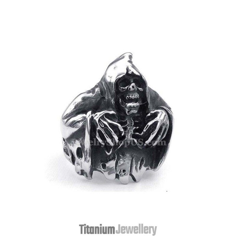 Titanium Skull Ring Titanium Skull Ring