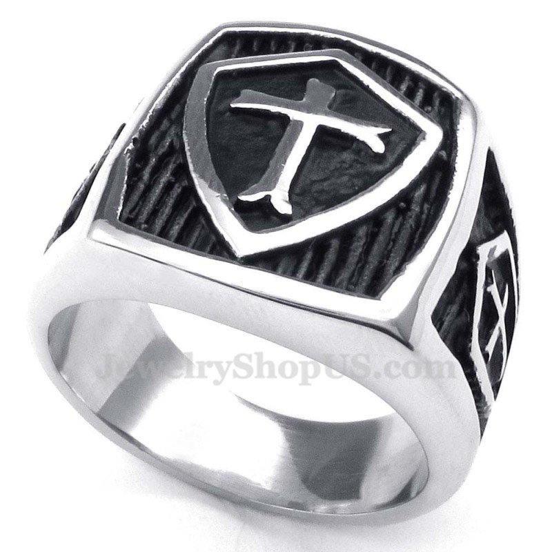 Titanium Cross Ring Titanium Cross Ring