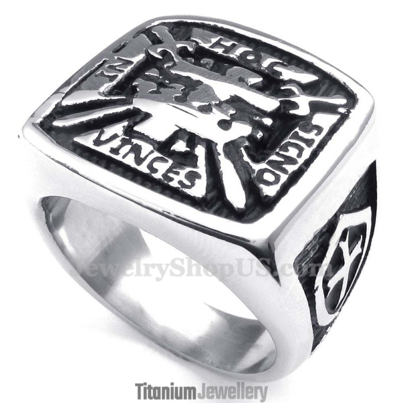 Titanium Masonic Ring Titanium Masonic Ring