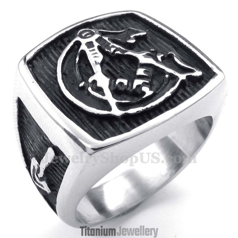 Titanium Masonic Ring Titanium Masonic Ring