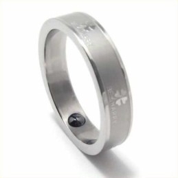 Four Leaf Clover 5Mm Titanium Ring