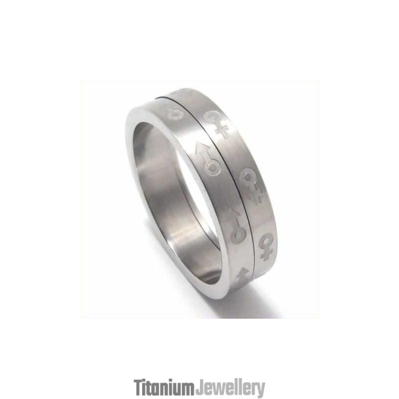 Sex Symbol 6Mm Titanium Ring Sex Symbol 6Mm Titanium Ring