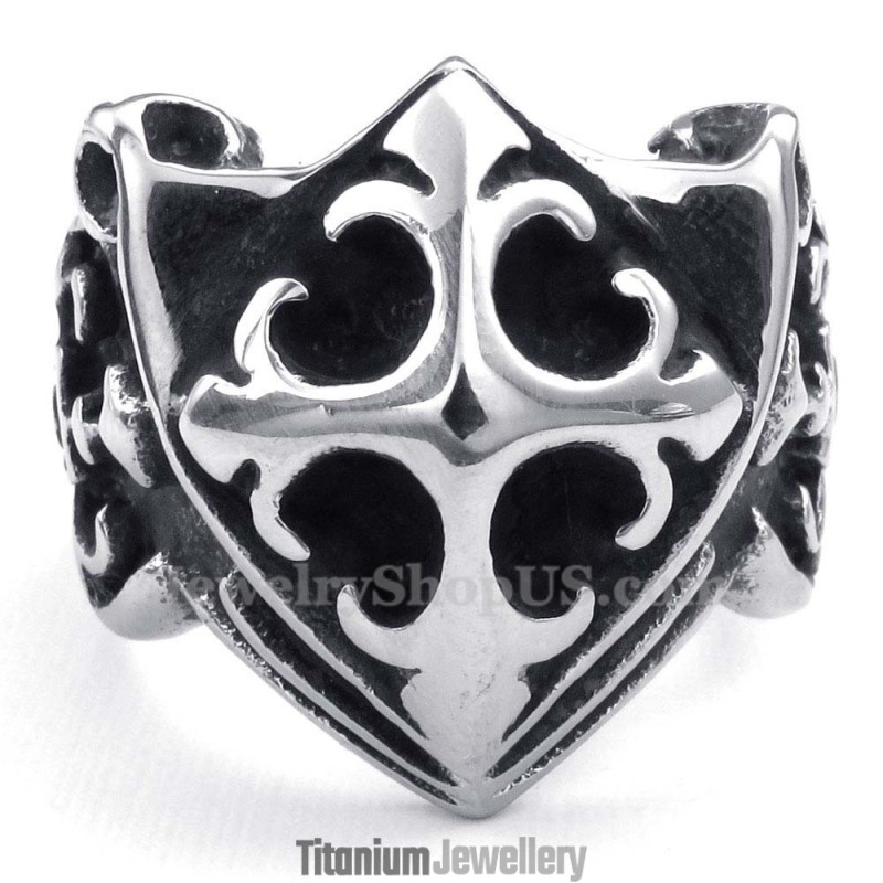 Titanium Cross Ring Titanium Cross Ring