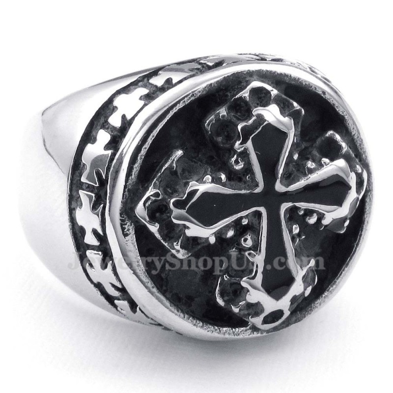 Titanium Cross Ring Titanium Cross Ring