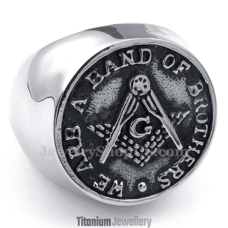 Titanium Masonic Ring Titanium Masonic Ring