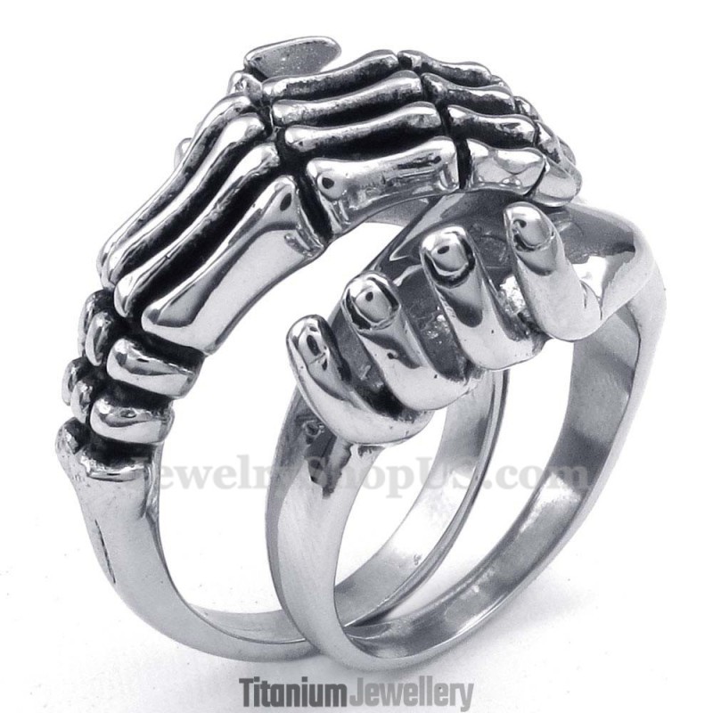 Titanium Hands Lovers Ring Titanium Hands Lovers Ring