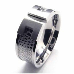 8Mm Mens Designer Titanium Ring