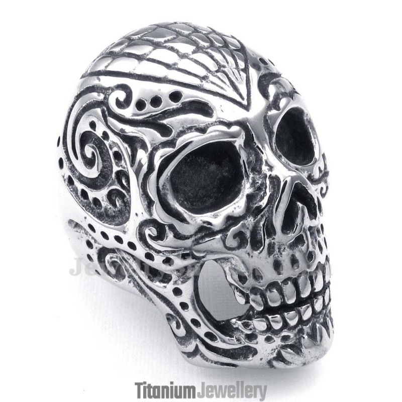 Titanium Skull Ring