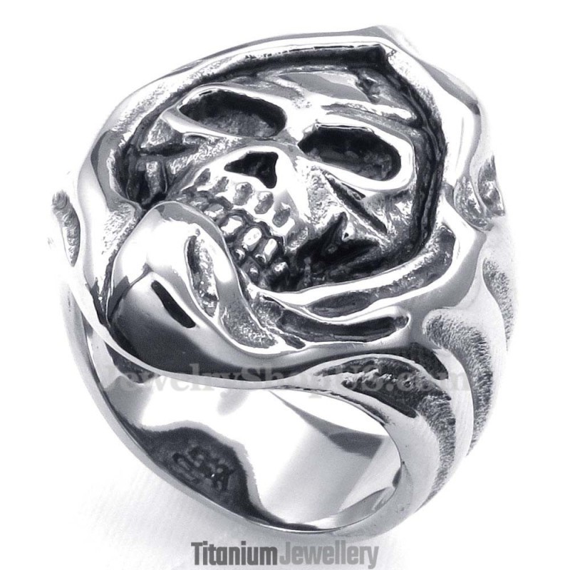 Titanium Skull Ring Titanium Skull Ring