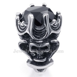 Black Zircon Titanium Ring