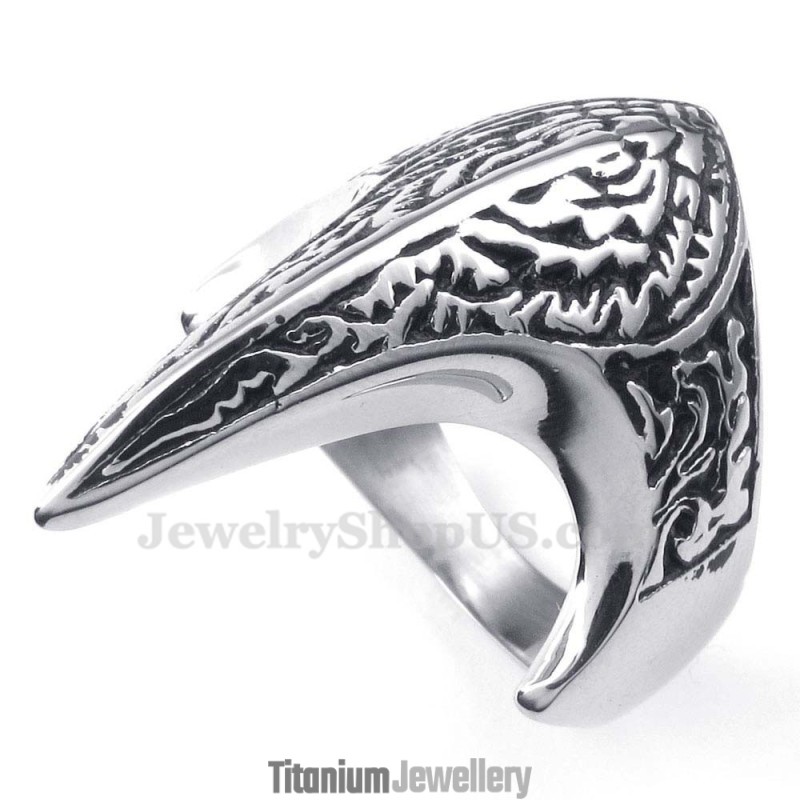 Mens Individuality Titanium Ring