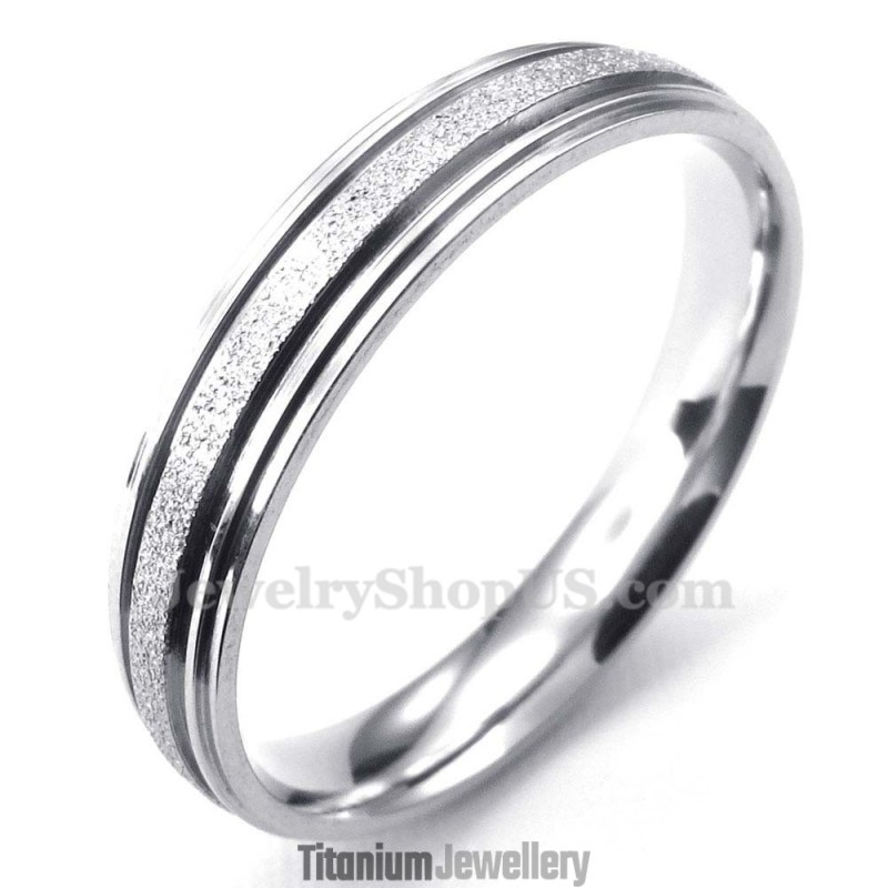 Titanium Sandblasting Sweetheart Ring (Women) Titanium Sandblasting Sweetheart Ring (Women)