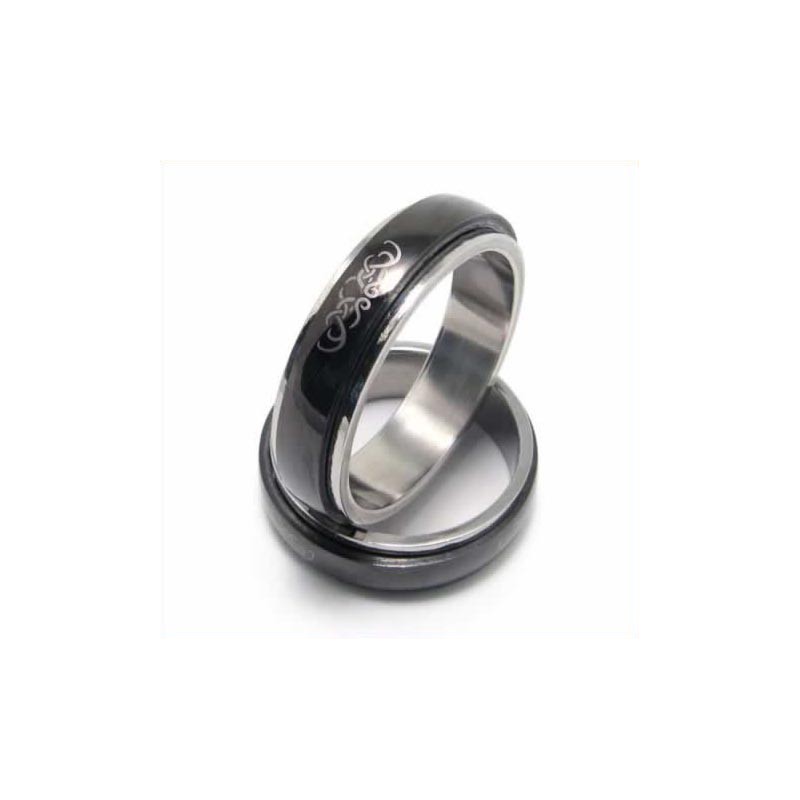 Mens 6Mm Black Titanium Ring Mens 6Mm Black Titanium Ring