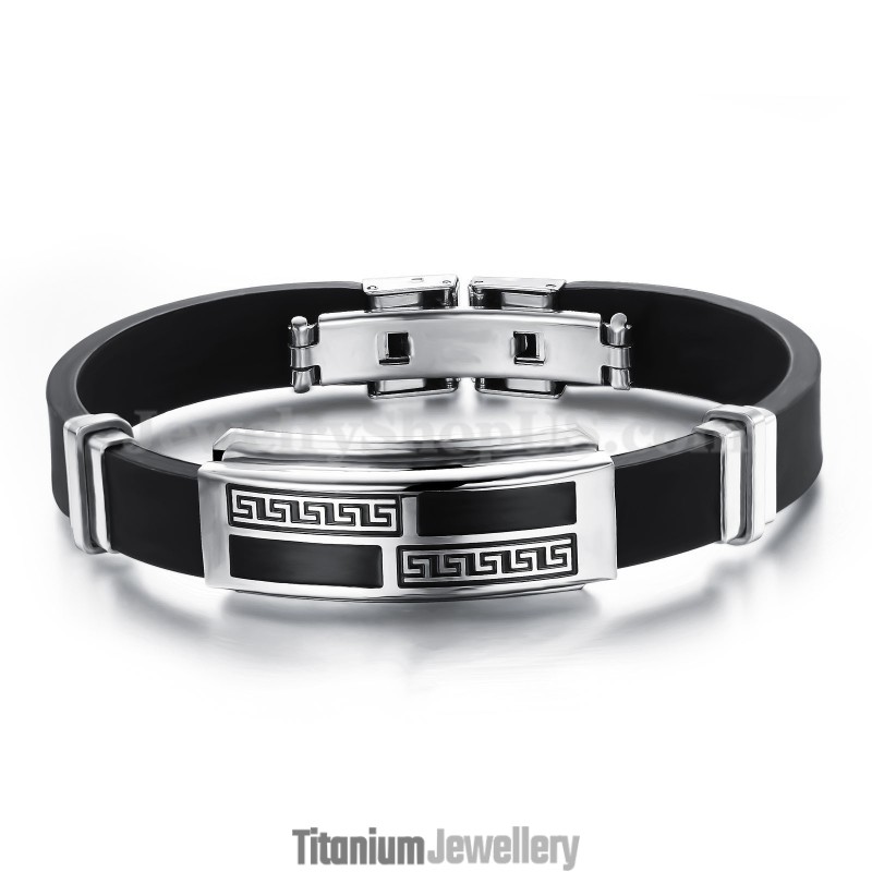 Fashion Men's Titanium Bracelet C930 Fashion Men's Titanium Bracelet C930