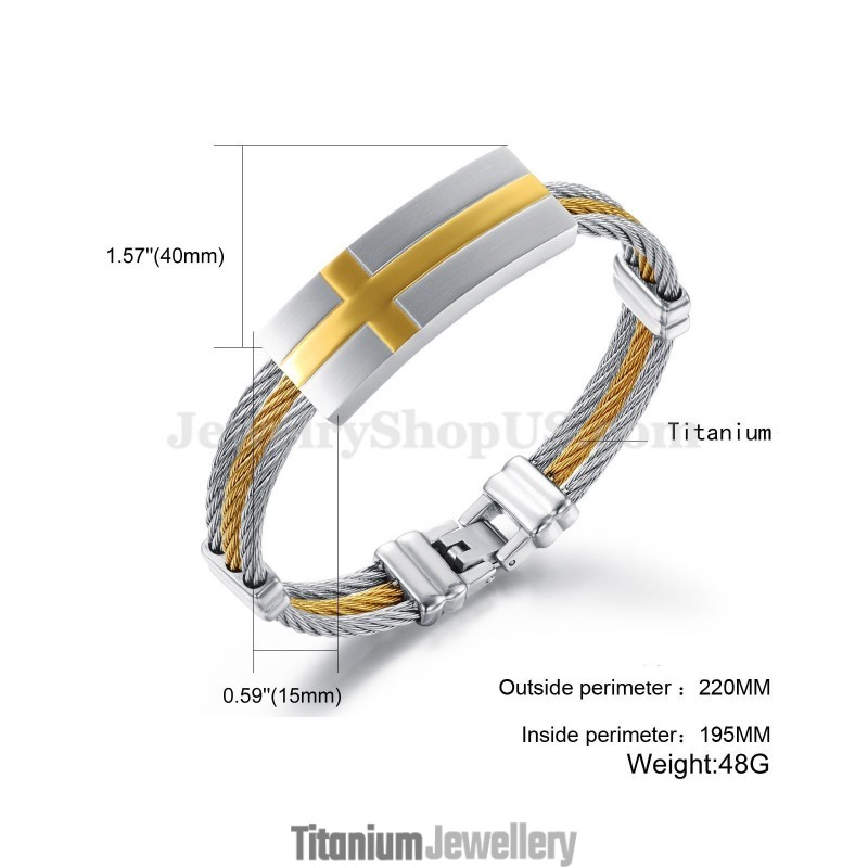 Personality Men's Titanium Bracelet C754 Personality Men's Titanium Bracelet C754