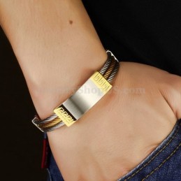 Exquisite Men's Titanium Bracelet C755