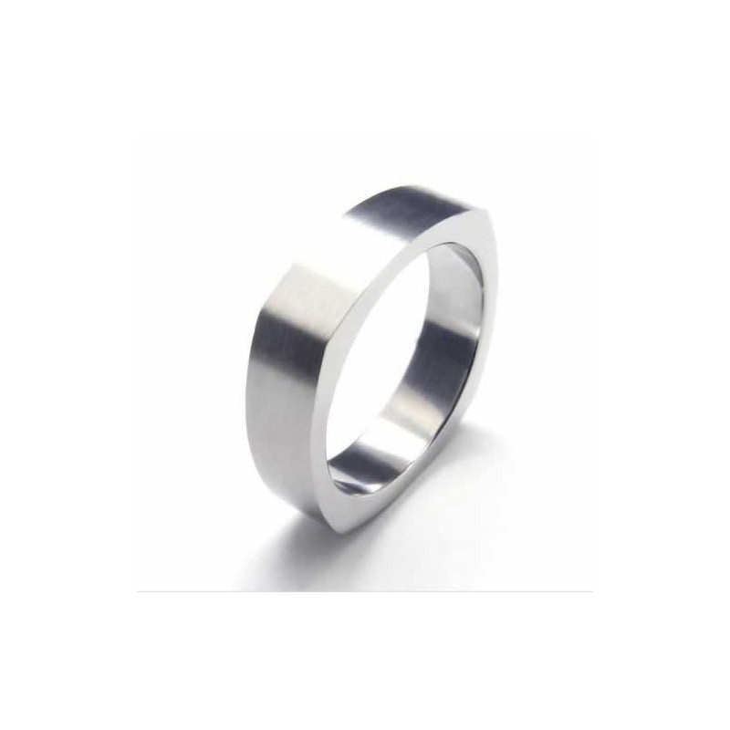 5Mm Unisex Pure Titanium Ring 5Mm Unisex Pure Titanium Ring