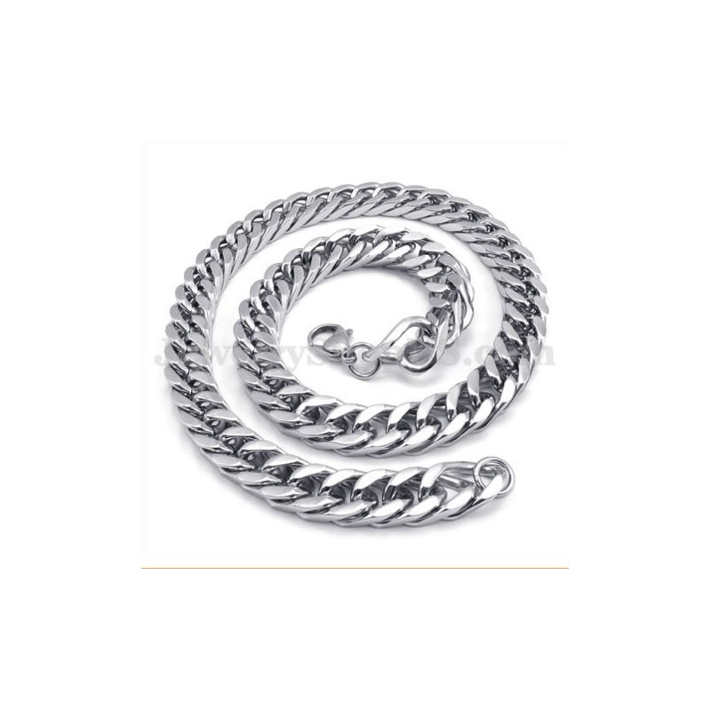 Hot Sale Silver Men's Titanium Necklace Chain Hot Sale Silver Men's Titanium Necklace Chain
