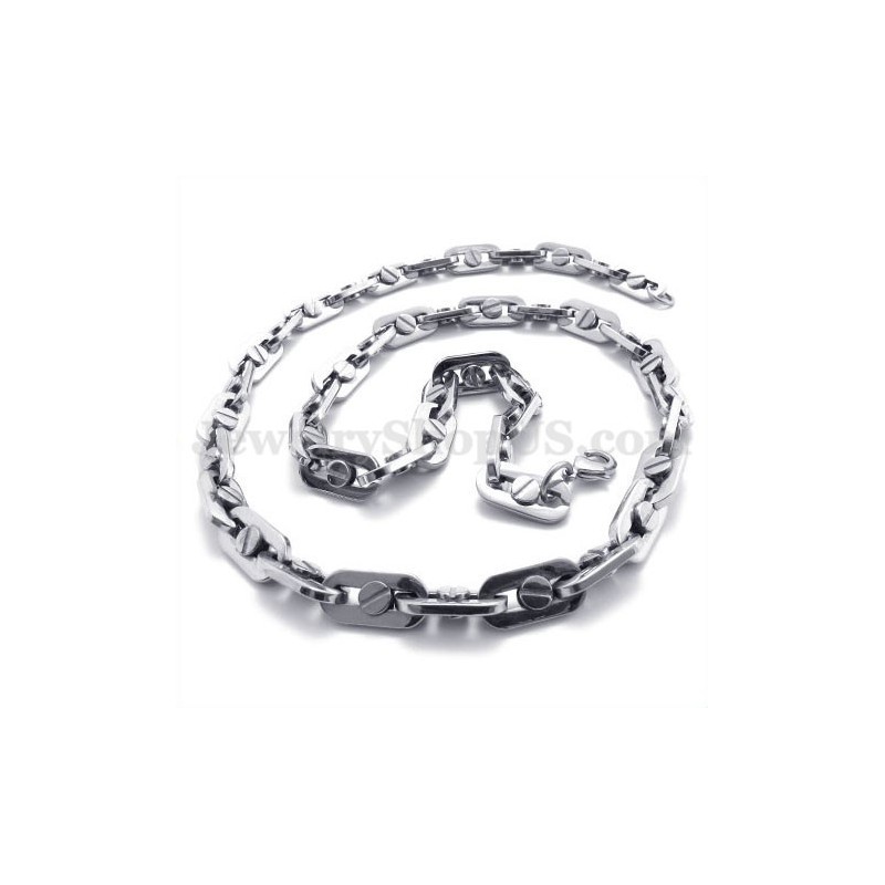 Elegant Men's Titanium Necklace Chain Elegant Men's Titanium Necklace Chain