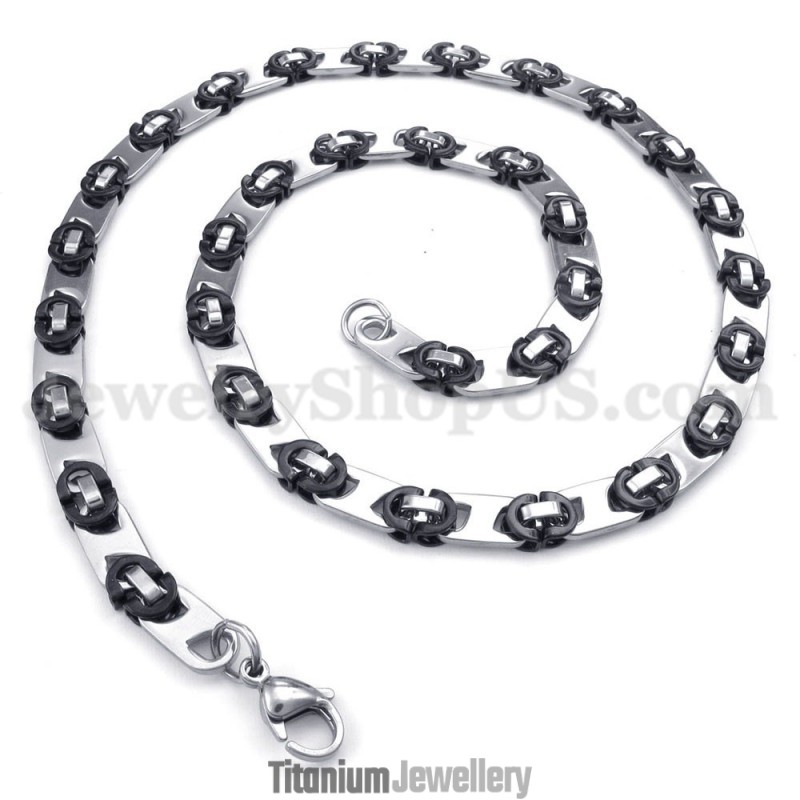 Exquisite Men's Titanium Necklace Chain