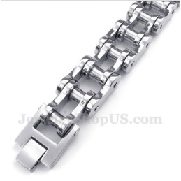 Men's Titanium Bicycle Chain Bracelet