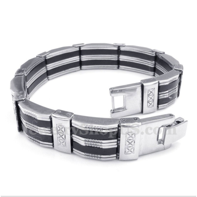 Men's Titanium Rubber Bracelet Men's Titanium Rubber Bracelet