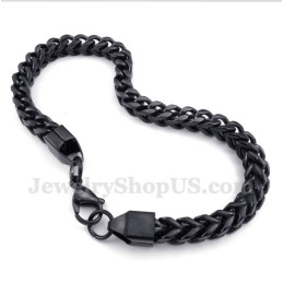 Men's Titanium Black Bracelet